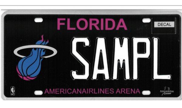 Quality Tags can request your new Miami Heat license plate for you! No line/No wait!!