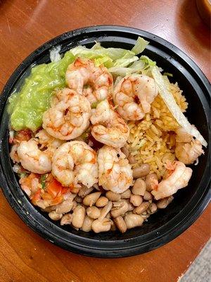 Garlic Shrimp Bowl