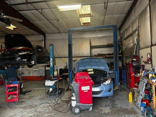 We specialize in Engine swaps, mechanical issues and A/C.