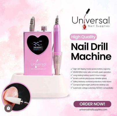 UNS nail drill