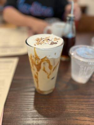 HONEY CARAMEL CRUNCH ICED COFFEE