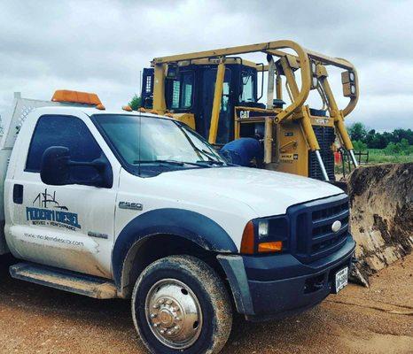 Modern Diesel LLC working on Heavy equipment.