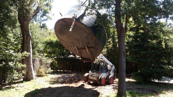 Moving a tank