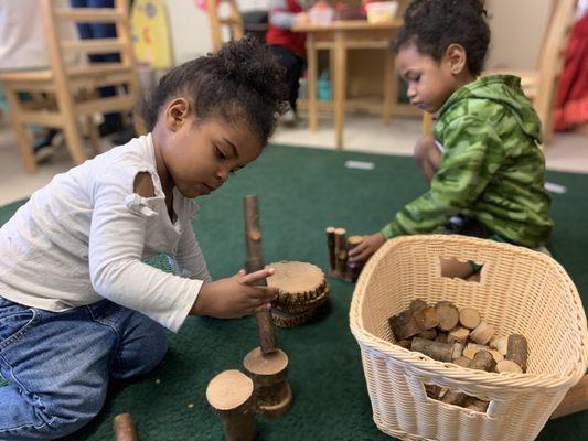 Building creates teamwork, children practice patience, math and language skills. They set goals and experiment.