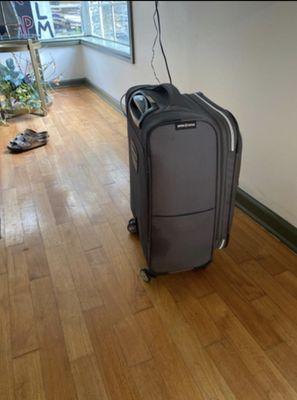 Soaked luggage