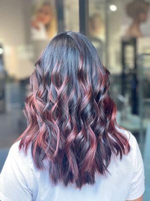 Balayage Red Hair