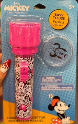 This Flashlight Projector works great, my daughter loves Minnie Mouse too!