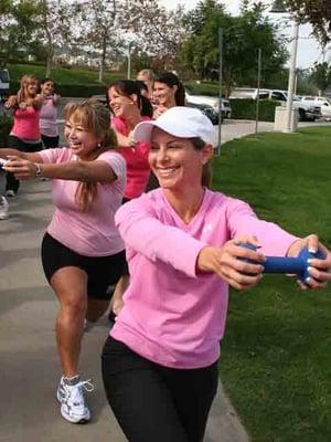 Code Pink Boot Camp is for women of all ages and fitness levels!