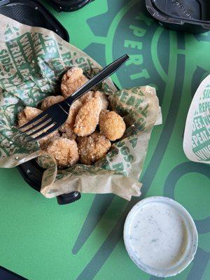 Garlic Parmesan wings