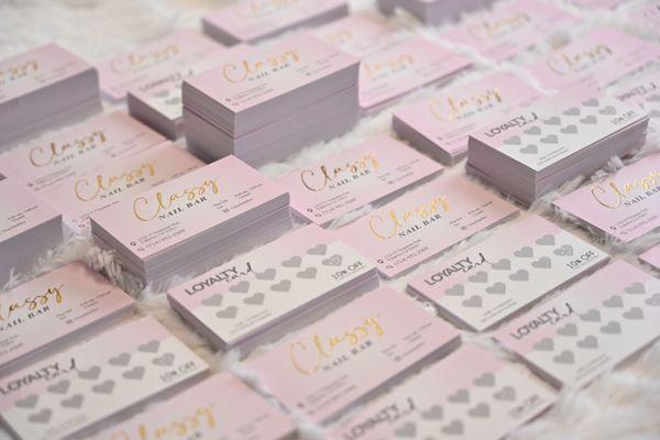 Foil Stamp Business card