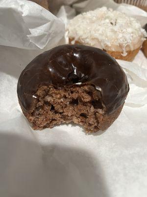 Chocolate chocolate donut