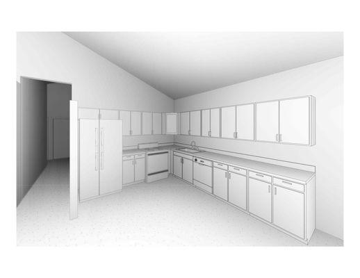 New kitchen renovation, mixing new with existing cabinets and appliances.