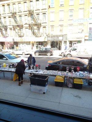 Shot from inside Chase on Fulton st in Bed-stuy.