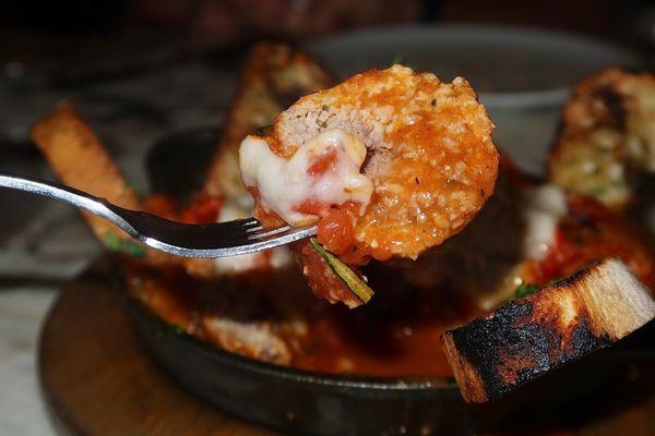 The Veal Meatballs were a comforting Italian dish - piping hot, incredibly tender & juicy.