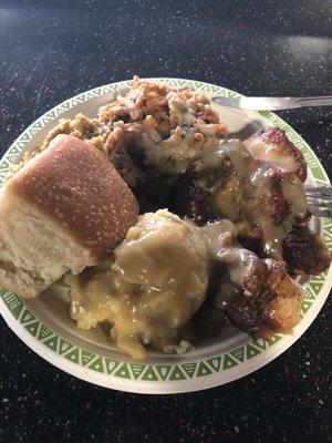 Thanksgiving plate