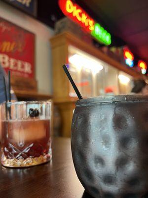 Old Fashioned and Moscow Mule