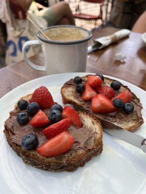 Toast-tine Nutella