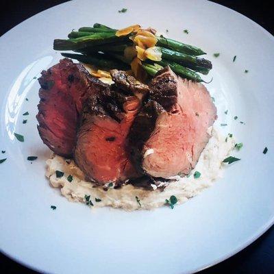 Beef Medallions + Cognac Cream