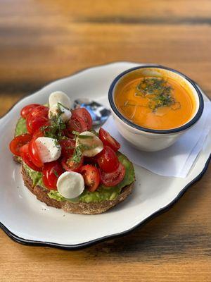 Tomato + Mozzarella Toast