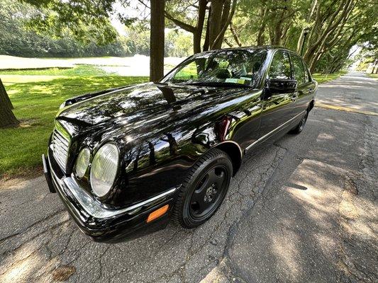 This is my 1999 E430 Mercedes. At 24 years old, John and his Team made this showroom new.