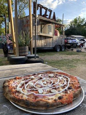 Wood-fired pizza!