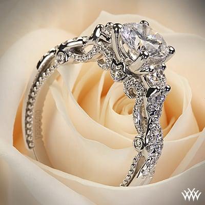 Verragio Braided 3 Stone Engagement Ring available at Whiteflash