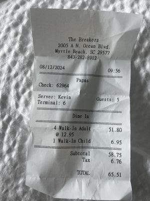 Our bill