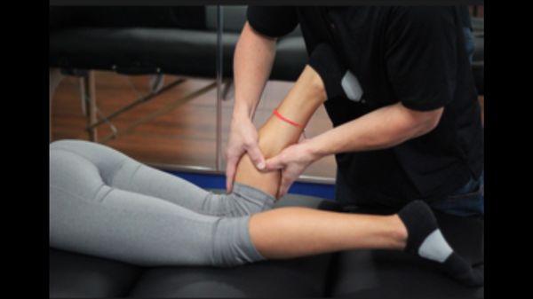 Hands on muscle manipulation