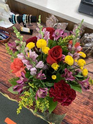 Stunning bouquet of flowers for $45!