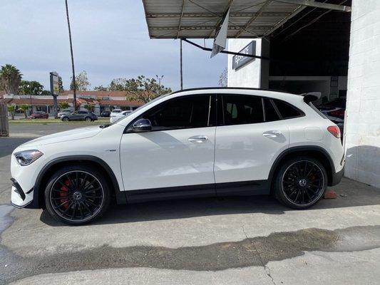 2021 Mercedes AMG GLA Llumar IRX Tint 15% Shades