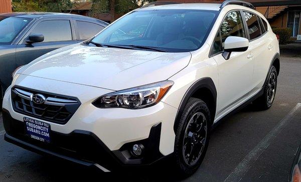 My new 2021 Crosstrek