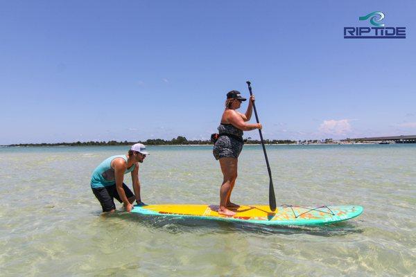 We offer personalized SUP and surf lessons to ensure you get the best results!