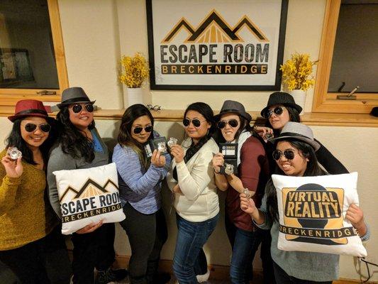 Solved the Secret Agent Escape Room with 15 minutes to spare on 1/12/2018.