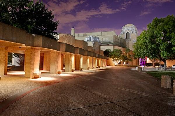 Exterior view of the Music Hall at Fair Park.