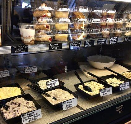 Deli sides and desserts.