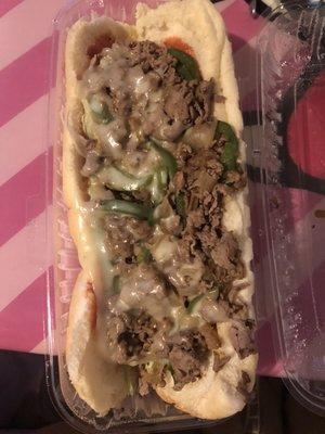 The 9 inch Big Cheesesteak