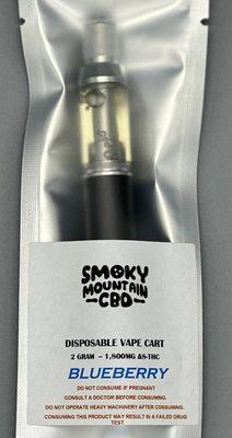 Smoky Mtn D8 Disposable Vape - Blueberry