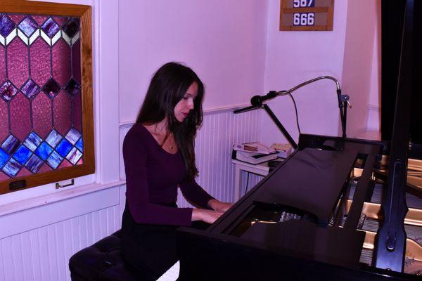 Our wonderful pianist, Julia.