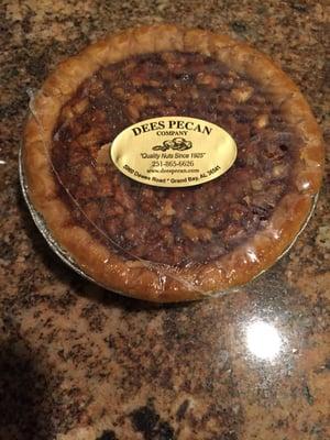 4" pecan pie