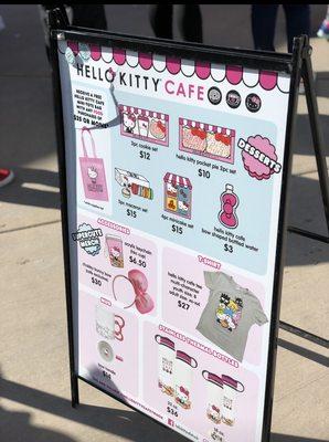 2018 Hello Kitty Cafe Prices and Menu.