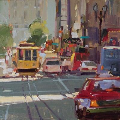 City Afternoon, painting