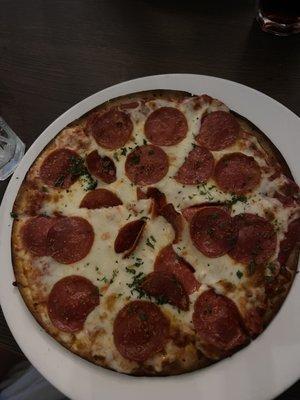 10" Pepperoni Pizza, thin crust