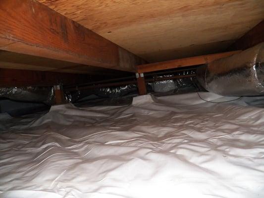 after crawl space encapsulation system.