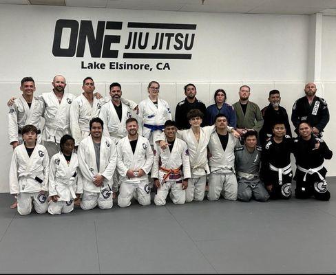 Group pic of my instructors, my teammates and myself (back row/second from the right)  August 2023