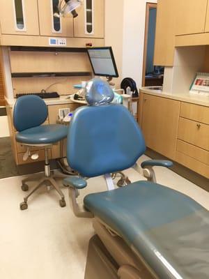 Exam room. Clean, organized, and comfy.