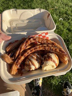 #7 - Churros with Ice Cream