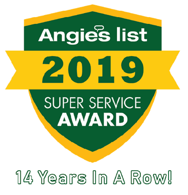 We are Angie's Super Service Award Winners - 14 Years In A Row!!!