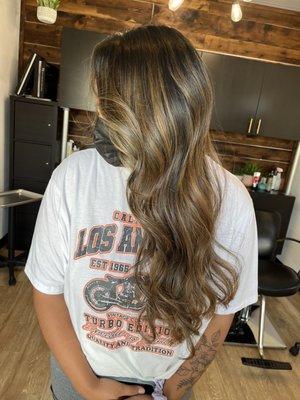 Balayage with 1 in trim