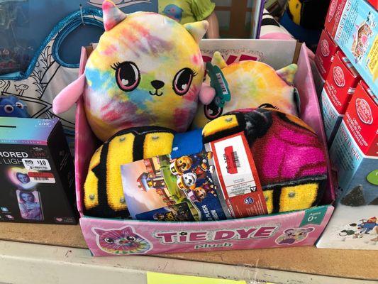 Tie dye plush toys on clearance after Valentine's Day