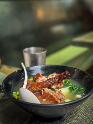 BBQ Duck Noodle Soup